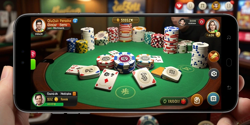 Tampilan gameplay seru dan menantang di 555ZK.