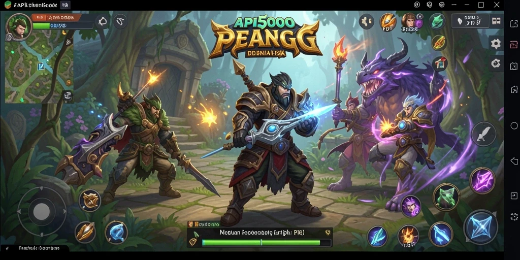Tampilan gameplay seru dari API5000 dalam dunia ARPG yang mendebarkan.