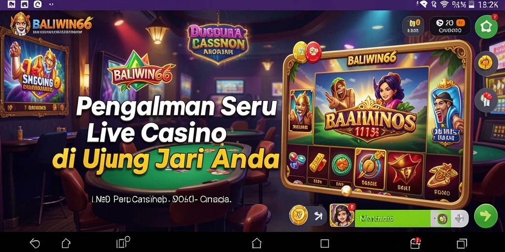 Gameplay Live Casino yang mendebarkan di BALIWIN66.