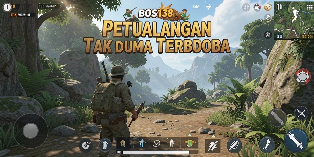 Gameplay BOS138 menunjukkan petualangan seru di dunia terbuka.