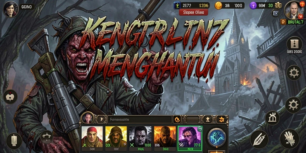 Pengalaman gameplay menakutkan dalam BRUTAL77 dengan suasana horor yang intens.