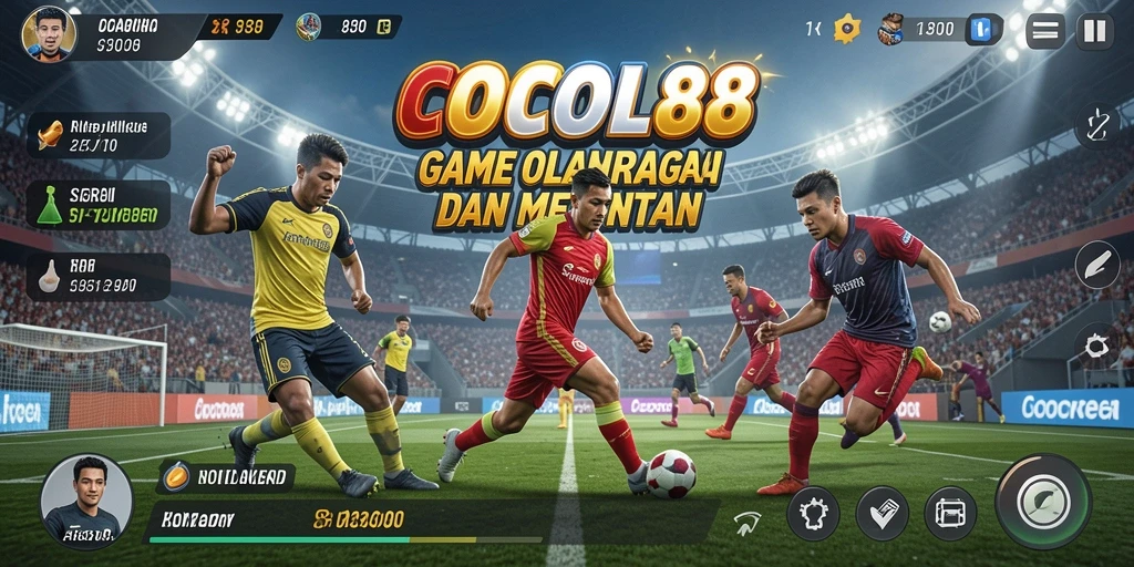 Tampilan menarik gameplay olahraga COCOL88 yang penuh aksi.