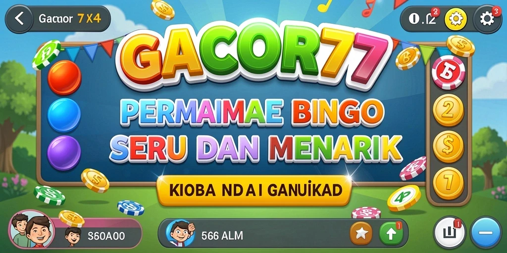 Tampilan gameplay Bingo yang seru dan interaktif.