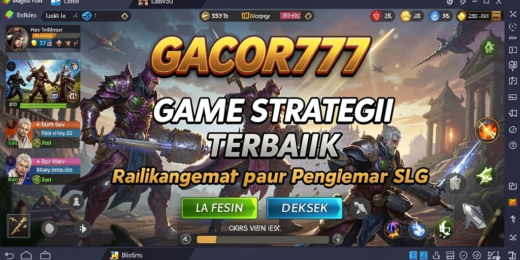 Tampilan menarik dari gameplay SLG dalam GACOR777