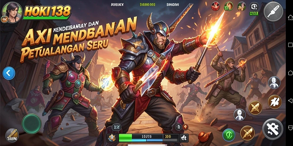 Screenshot menunjukkan aksi intens dalam game HOKI138.