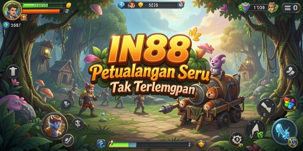 Tampilan gameplay <strong>IN88</strong> yang menakjubkan dan memukau.
