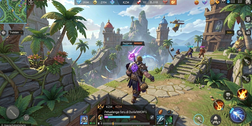 Tampilan gameplay K234 yang seru dan grafis menawan.