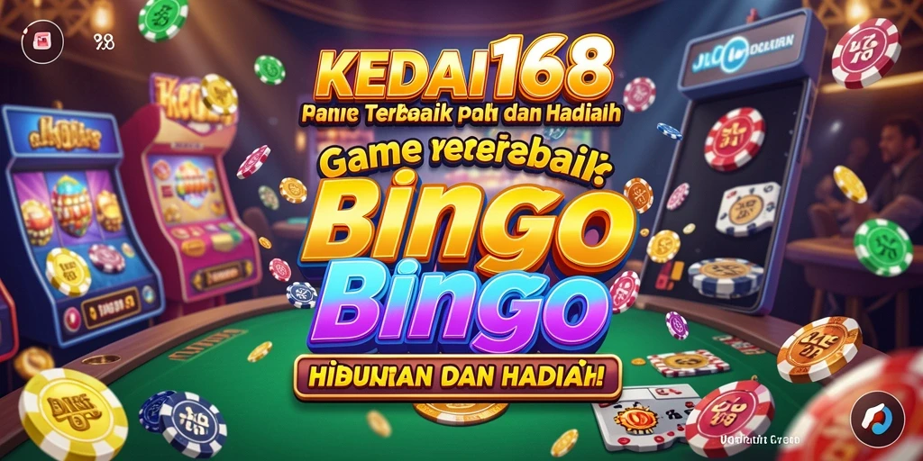 Tangkapan layar gameplay KEDAI168 menampilkan suasana permainan Bingo yang mengasyikkan.