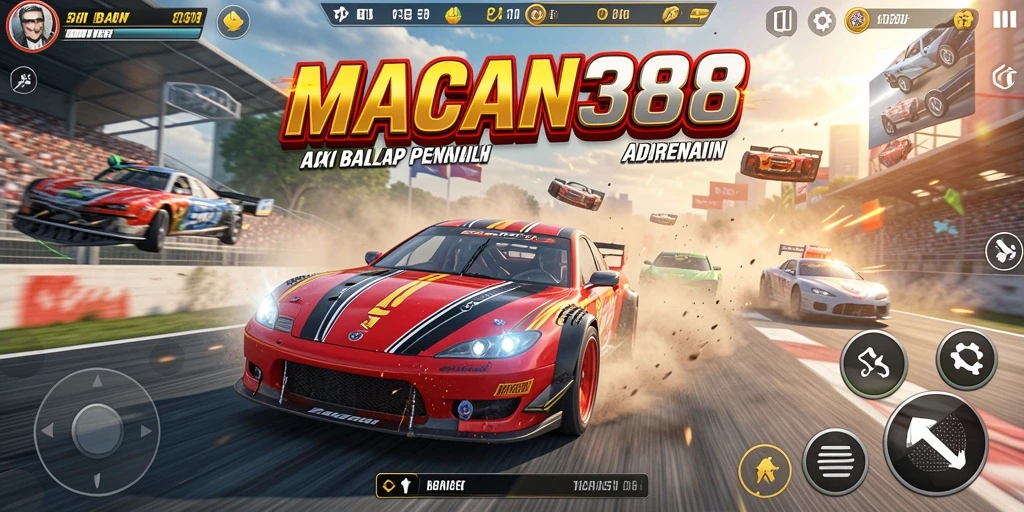 Tampilan menarik dari balapan seru di MACAN388.