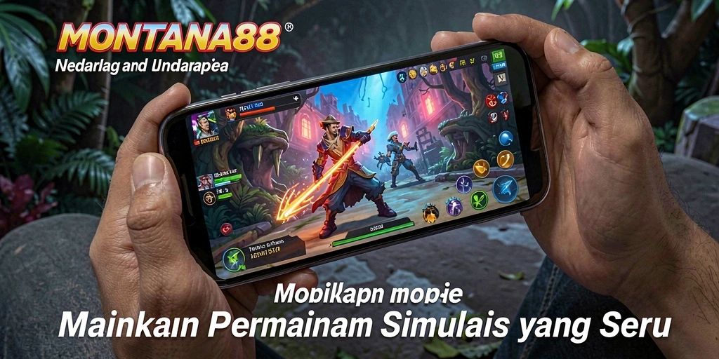 Tangkapan layar menampilkan aksi seru dalam MONTANA88.