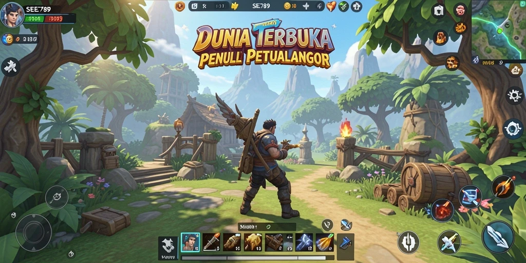 Gameplay SEE789 menunjukkan petualangan luar biasa di dunia terbuka.