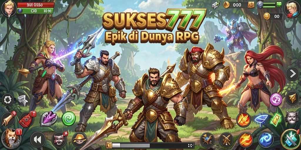Screenshot gameplay SUKSES777 menampilkan aksi seru di dunia RPG.